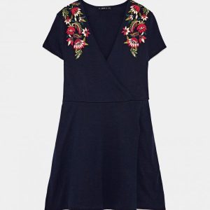 Grace Long Strip Sleeve Dress